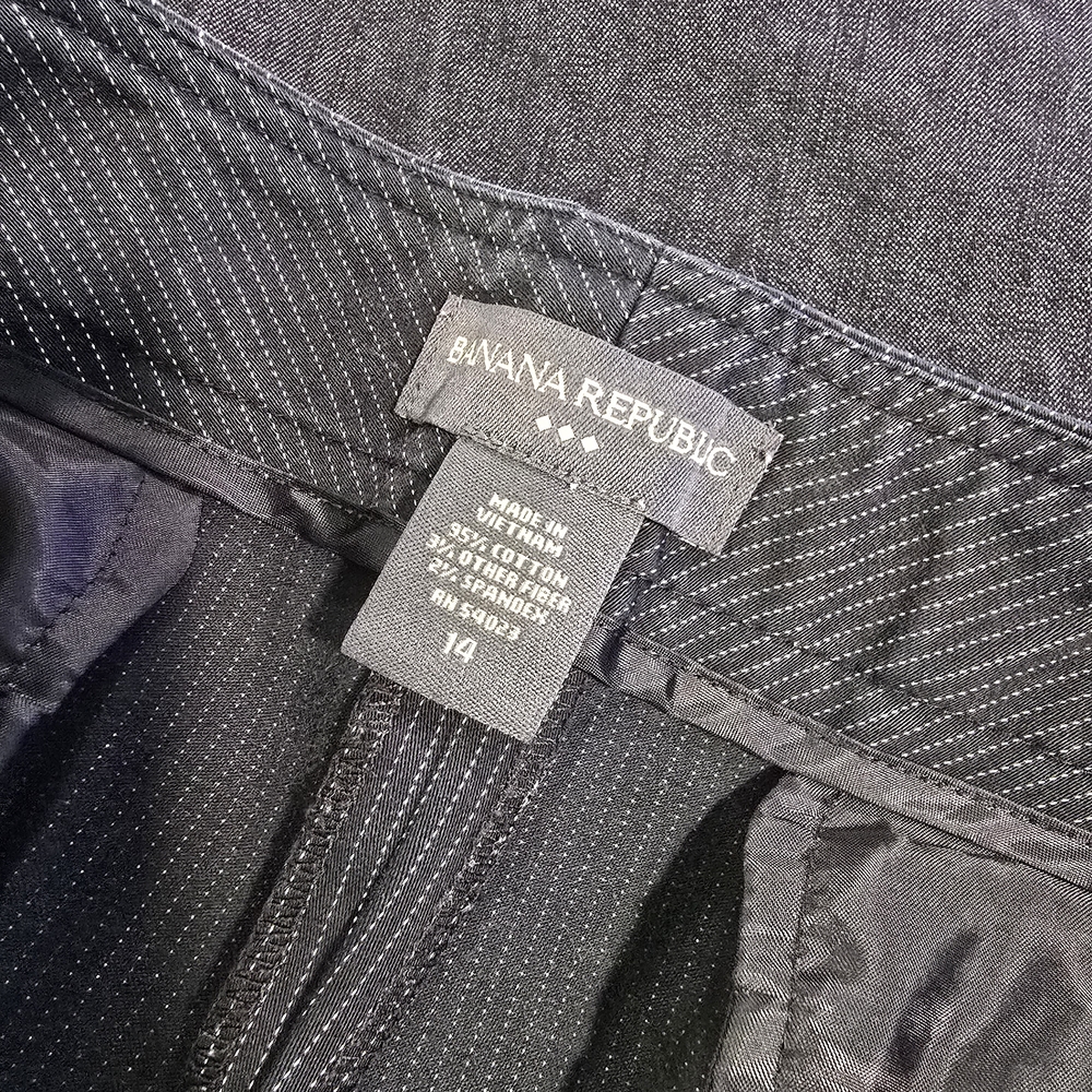 Banana Republic Dark Gray Pencil Skirt - Picture 8 of 9